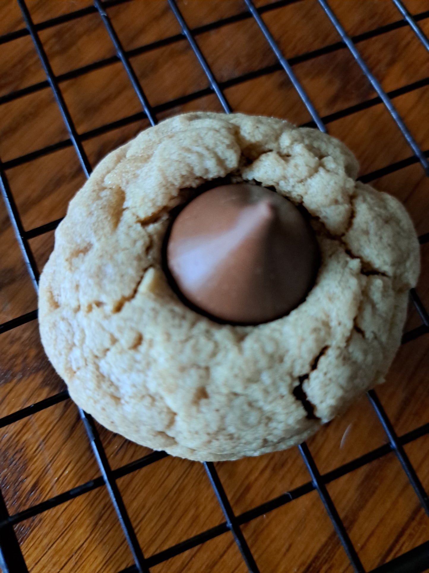 Thumbprint Hershey cookies